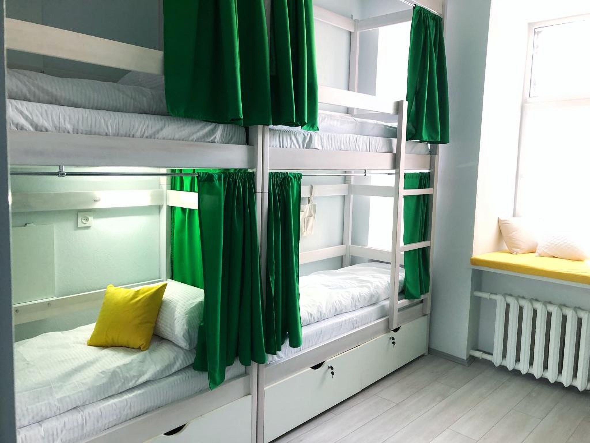 Rooms in the hostel