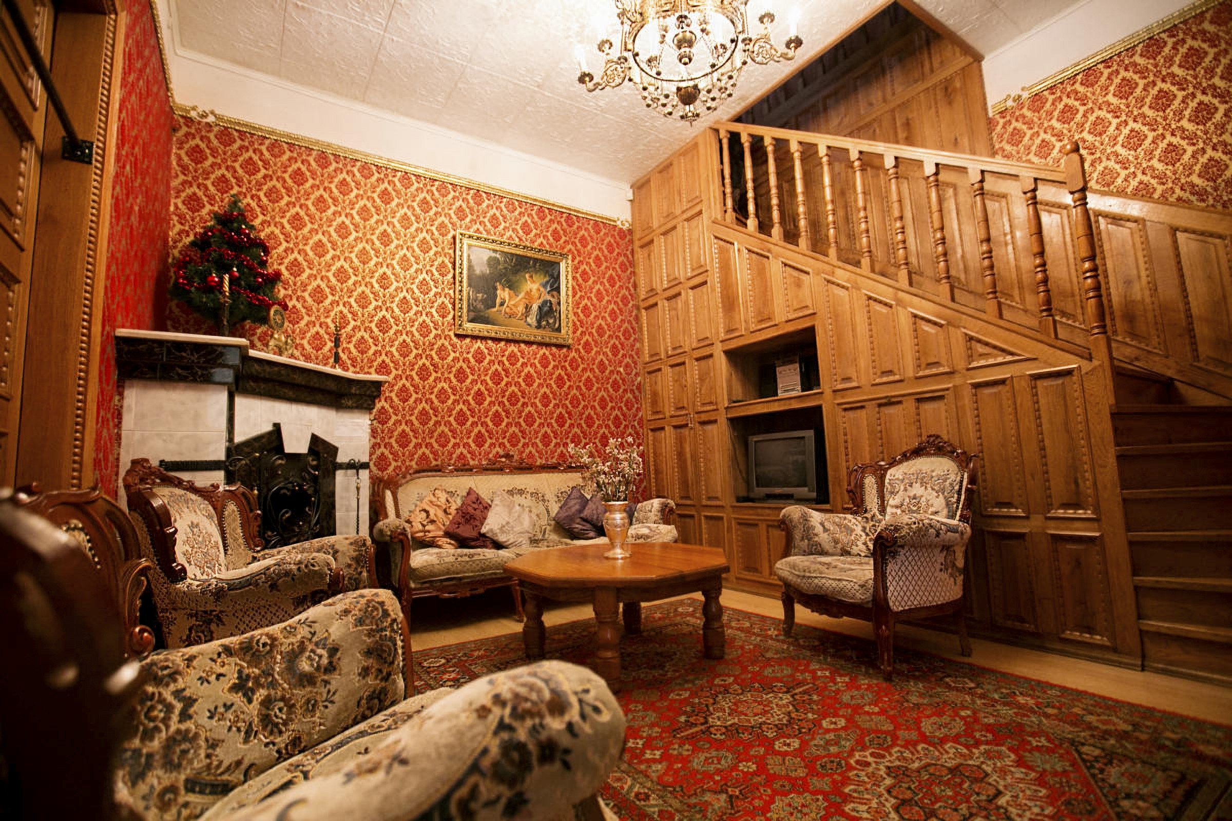 Вітальня в готелі Старий Краків у Львові Україна