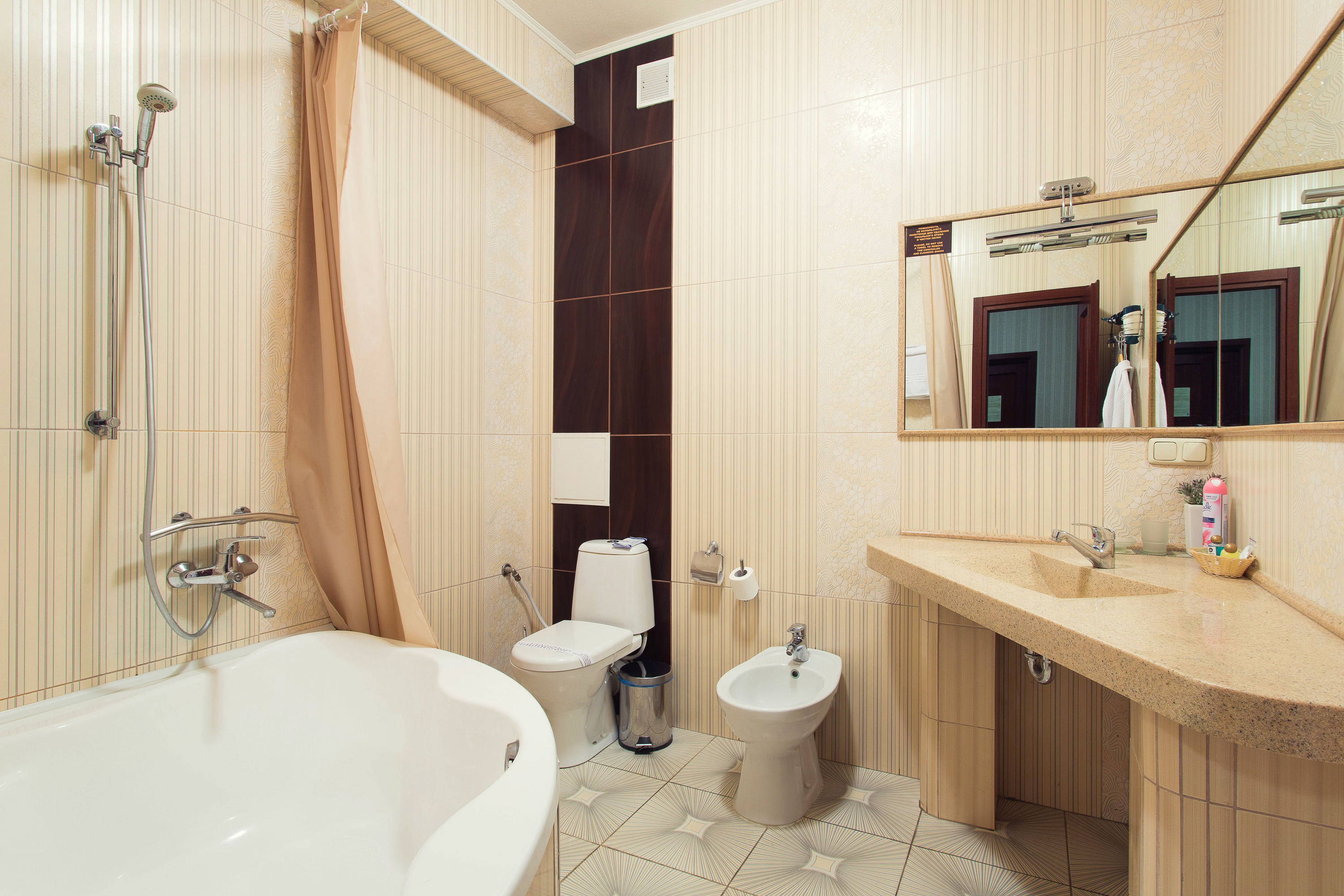 Ванна кімната в готелі Viva